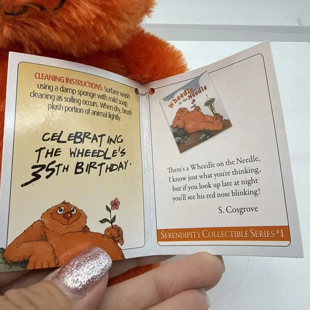 Once Upon a Toy Wheedle on the Needle Orange Plush 10